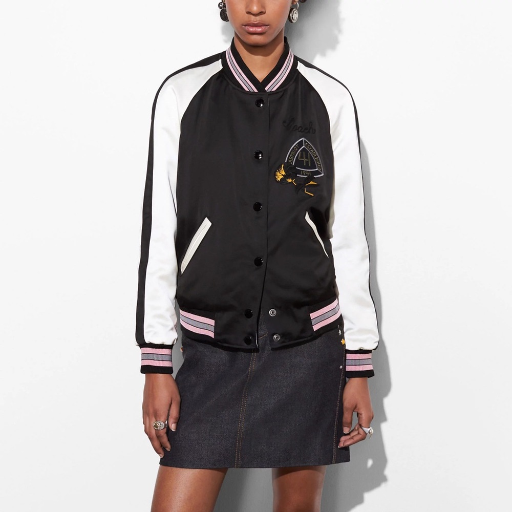 COACH Reversible Bomber Jacket - Picture 3 of 11